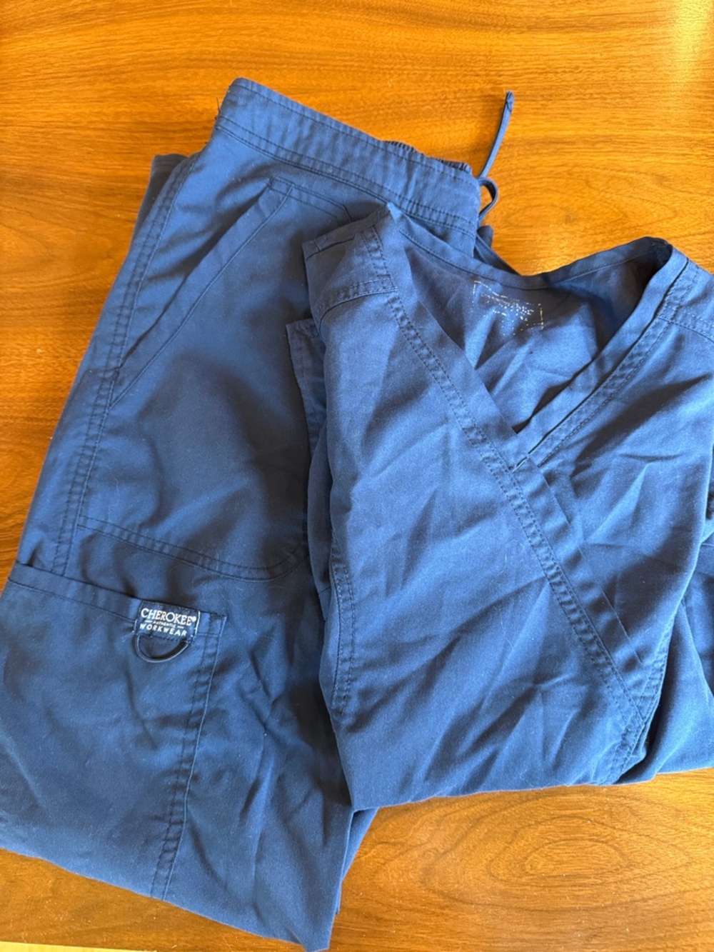 Women’s Navy Scrub Set